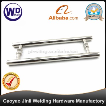 High quality stainless steel glass shower handle