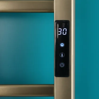 Bathroom Accessory Warm Towel Rack Brushed Gold