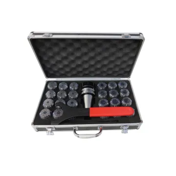 CNC Milling Machine Collet Set: Types and Specifications (ER16, ER20, ER25, ER32, ER40, ER50) - Including Material (65Mn)