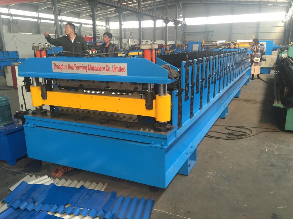 New double layer roof tile roll forming machine