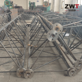 Torre modular estaiada para suporte estrutural