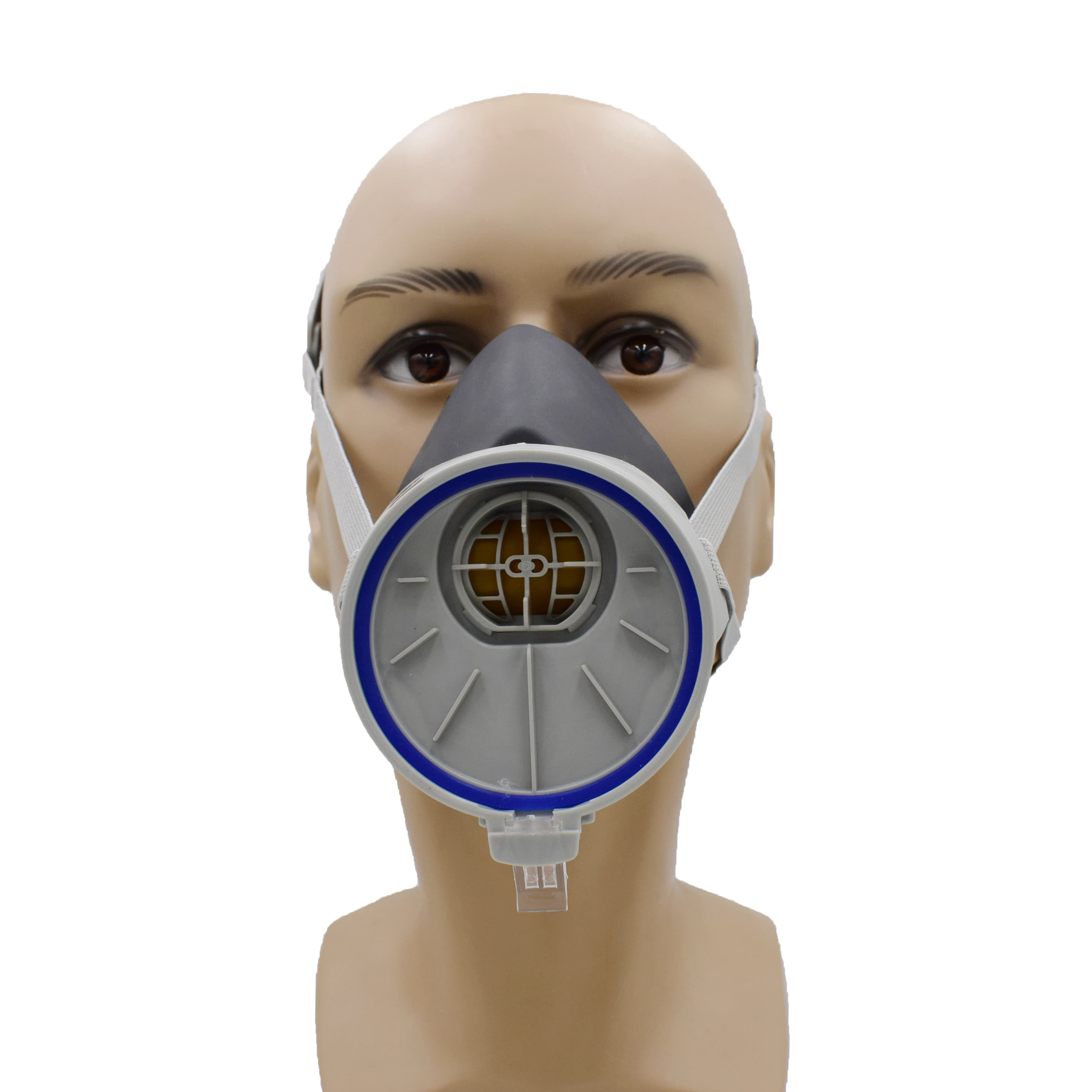 Rubber gas mask