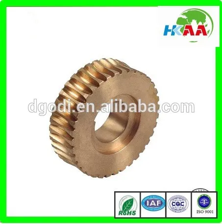 Forged OEM brass worm gear wheel/worm gear