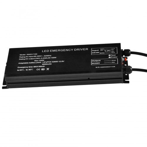 Backup Battery Emergency LED Driver 100W