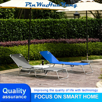 Chaise longue de plage durable pour un confort extérieur