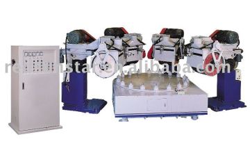 Automatic continuous rotary polishing machine