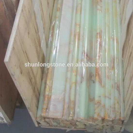 Green Aritificial Onyx skirting line,Moulding tile,Profiling tile