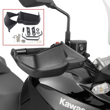 Black Motorcycle Handguards Hand Protectors for Kawasaki Z900 and Versys 650/1000 (2010-2017)