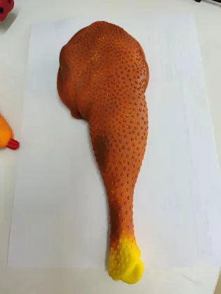 Chicken Leg Latex Chew Toy for Puppies