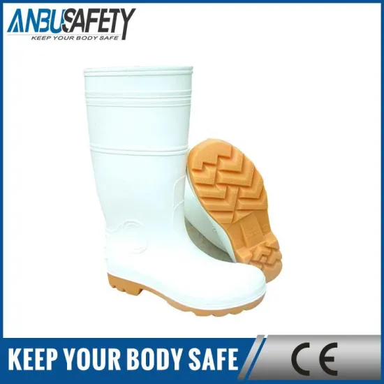 Cheap men Chemical resistant construction pvc rain boot