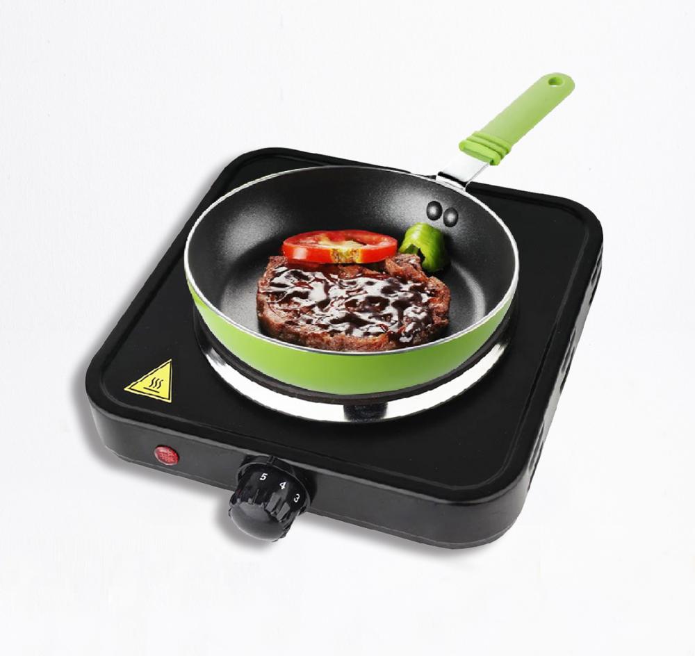 Portable Solid Electric Hotplate with 1500W