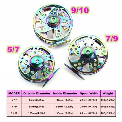 High-Quality Fly Fishing Rod and Reel Combo with Aluminum Full Metal Reel (5/7/9/10)