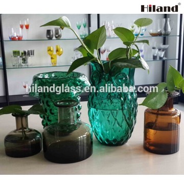2016 Handmade wholesale glass flower vase for home decoration