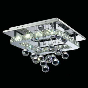 2013 luxury modern square crystal ceiling lamp X1214-16CH