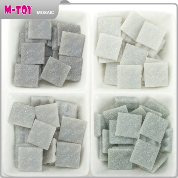 AS60 gray Square DIY loose mosaic tiles for DIY mosaic craft