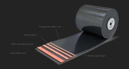 Fire Resistant Conveyor Belt EP1200 ep1500