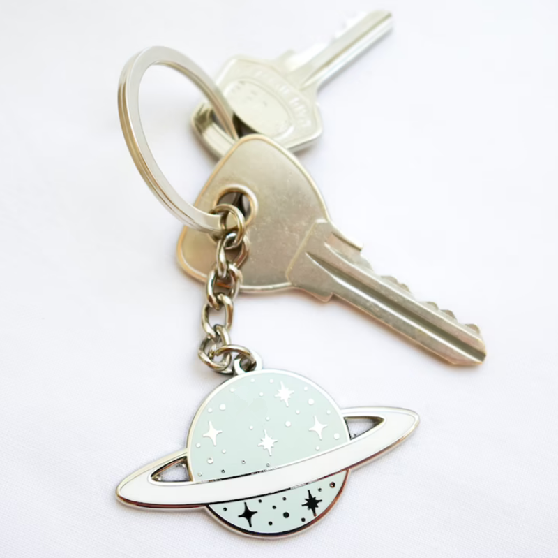 Space Planet Keychain