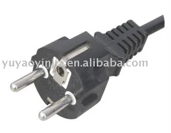 EU power cable with plug