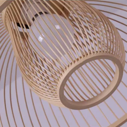 Bamboo Lantern Chandelier - Chinese Zen, Japanese Simple Style