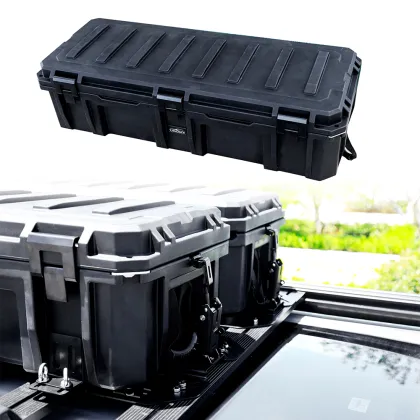 Off Road Car Roof Storage Boxes & Roof Rack Mounted Tool Box Bracket - Stainless Steel