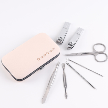 Low MOQ China Lieferant beliebter Lady Manicure Kit mit 7pcs -Tools