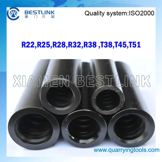 Flexible and Durable Quick Coupling Sleeve for R32 T38 T45 T51 Extension Rod