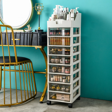 Plastic storage cabinet cosmetic drawer cabinet