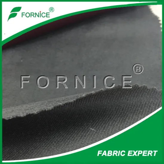 manufacture china warp knit polyester fabric suede for shoes upper