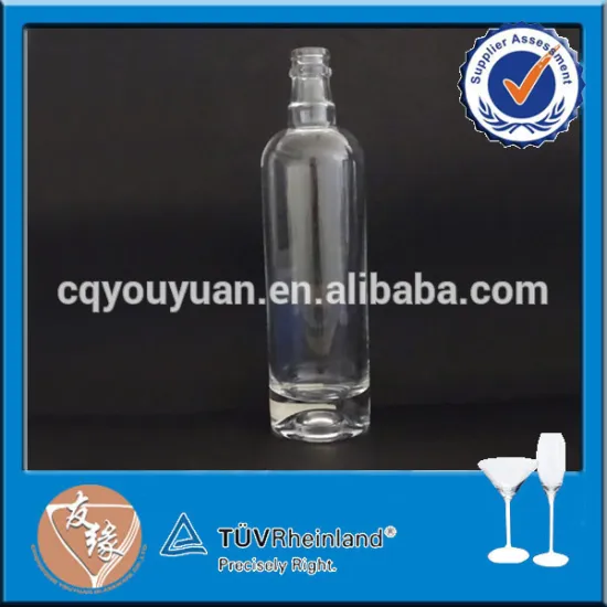 500ML White Frosted Glass Spirit Bottle Custom Design Empty Bottle Wholesale