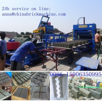 Interlocking pavement block machine QT5-15Semi-automatic