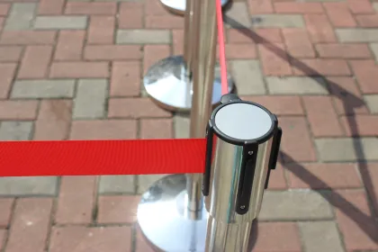 Stainless Steel Belt Barrier for Airport Traffic Safety
