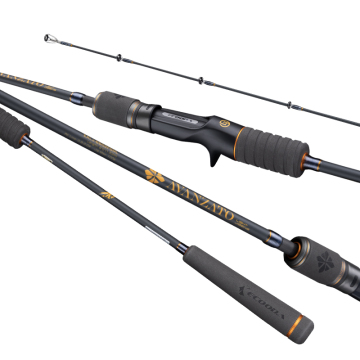 ECOODA AVANZATO Slow Light Jigging Rod: Solid Carbon Blanks for Saltwater Fishing - Hand-Crafted Sea Rods