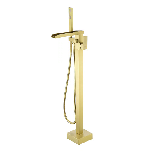 Luxury Gold free standing bathtub filler