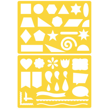 Grateful Welcome Stencil Set - Reusable Home Sweet Home Word Stencils for Painting