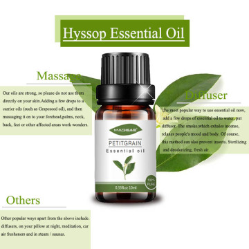 10ml OEM Petitgrain essential oil for massage skincare