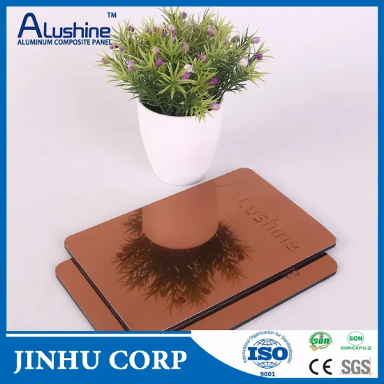 Mirror composite panel aluminum composite wall panel price Shandong