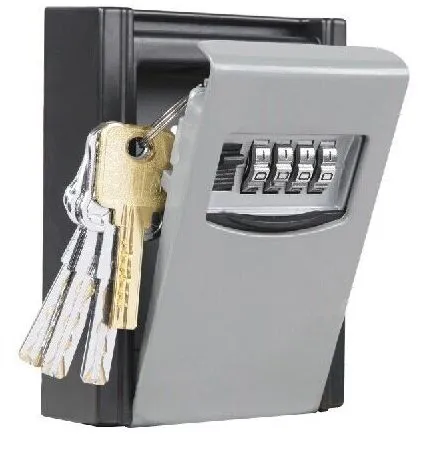 Portable 4-digit Combination Key Box Storage Keys