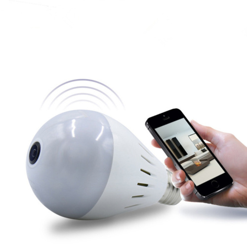 Wireless Spy Bulb Shape IP Camera Monitoring System