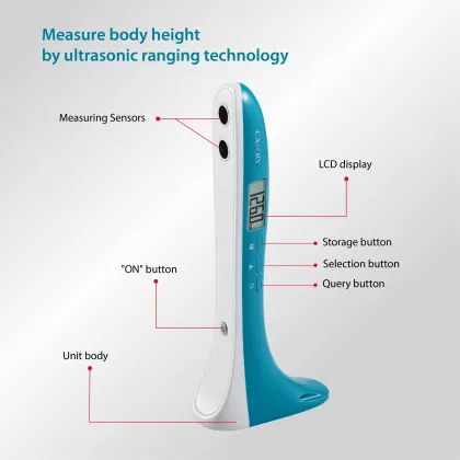 Digital Body Height and Weight Scale with Ultrasonic Measurement