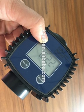 AAA battery powered electronic fuel oil flow counter K24 turbine meter