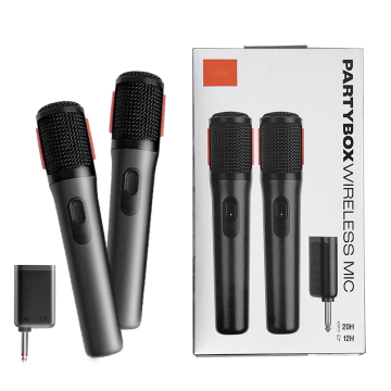 Superior Partybox Dual Channel Wireless Microphone for Home Singing and Stage Performances