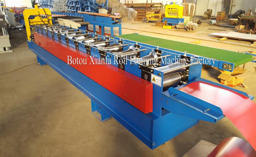 Aluminum Steel Roof Ridge Cap Forming Machine