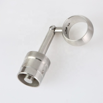 Adjustable Stainless Steel Handrail Fittings with Rings