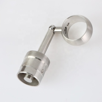 Adjustable Stainless Steel Handrail Fitting with Ring