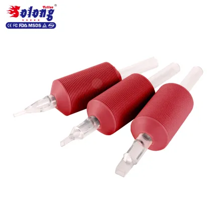 Solong Tattoo 25mm Tattoo Grip E.O Gas Disposable Tattoo Tube Grip