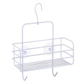 Home Toilet Double Tier Metal Bathroom Rangement Rack Rack Caddy avec porte-serviette