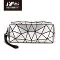 Geometrisches Design Laser Pink PU Handtasche