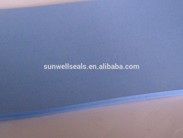 Modified Blue PTFE sheet gaskets with glass microspheres (SUNWELL)