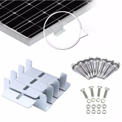 4pcs Z Style Solar Panel Mounting Brackets