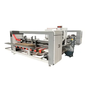 Automatic Carton Box Making Machine: Corrugated Box Folding, Gluing, and Stitching